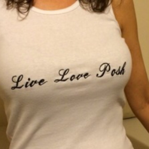 LIVE Love Posh™ Embroidered Tank Top. Price firm. - Picture 3 of 4